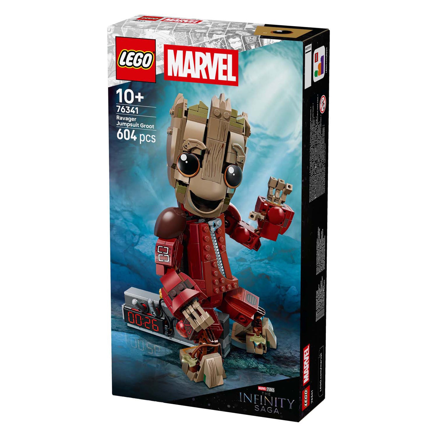 LEGO marvel super heroes - groot in ravager jumpsuit constructiespeelgoed (76341)
