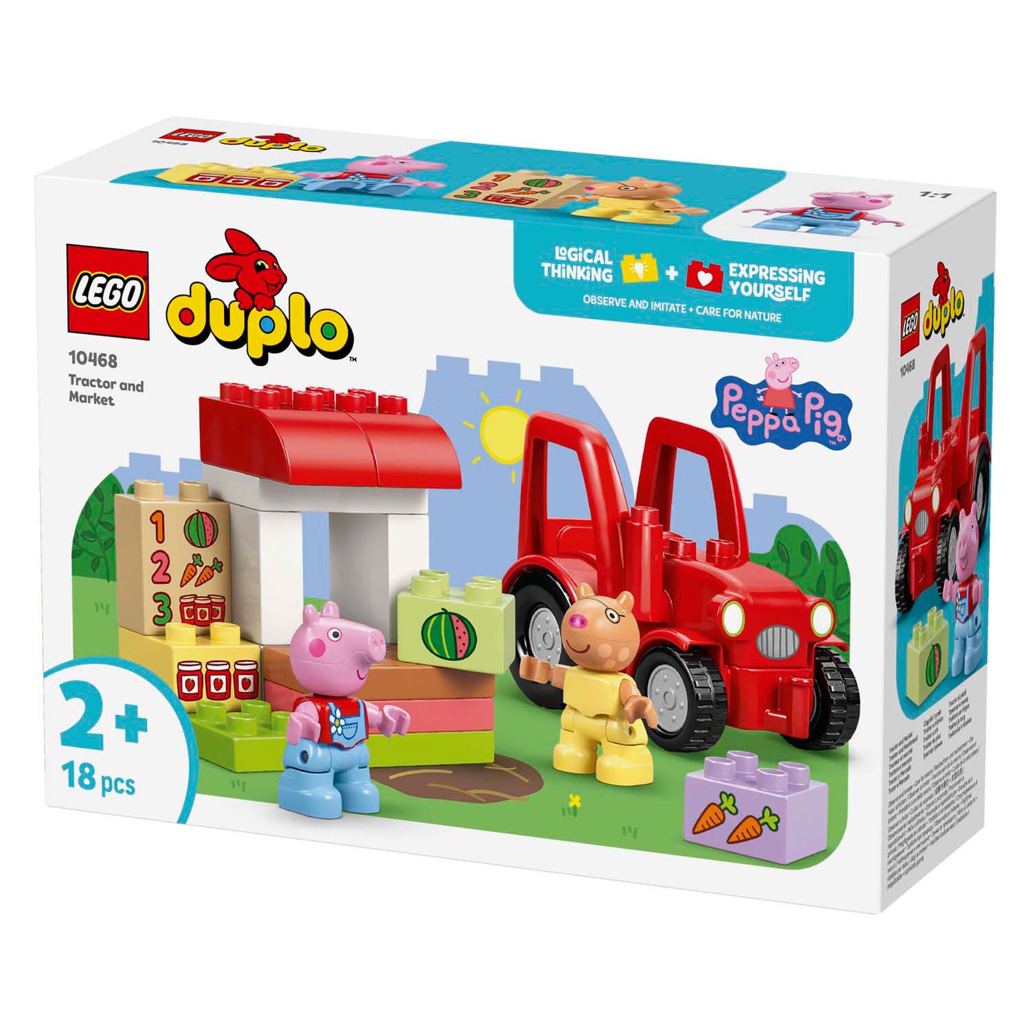 LEGO duplo 10468 tractor en marktkraam