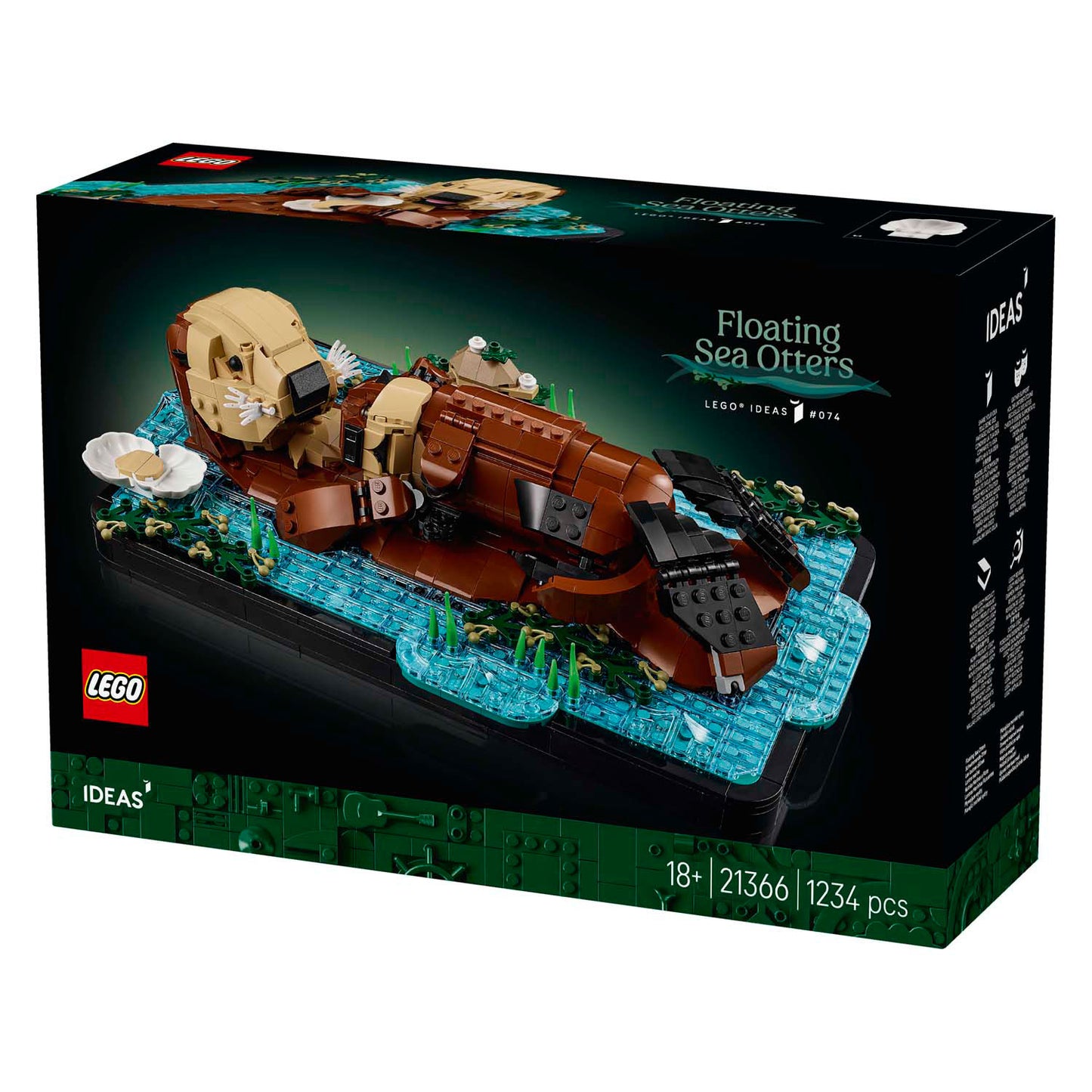LEGO ideas - drijvende zeeotters constructiespeelgoed (21366, retail)