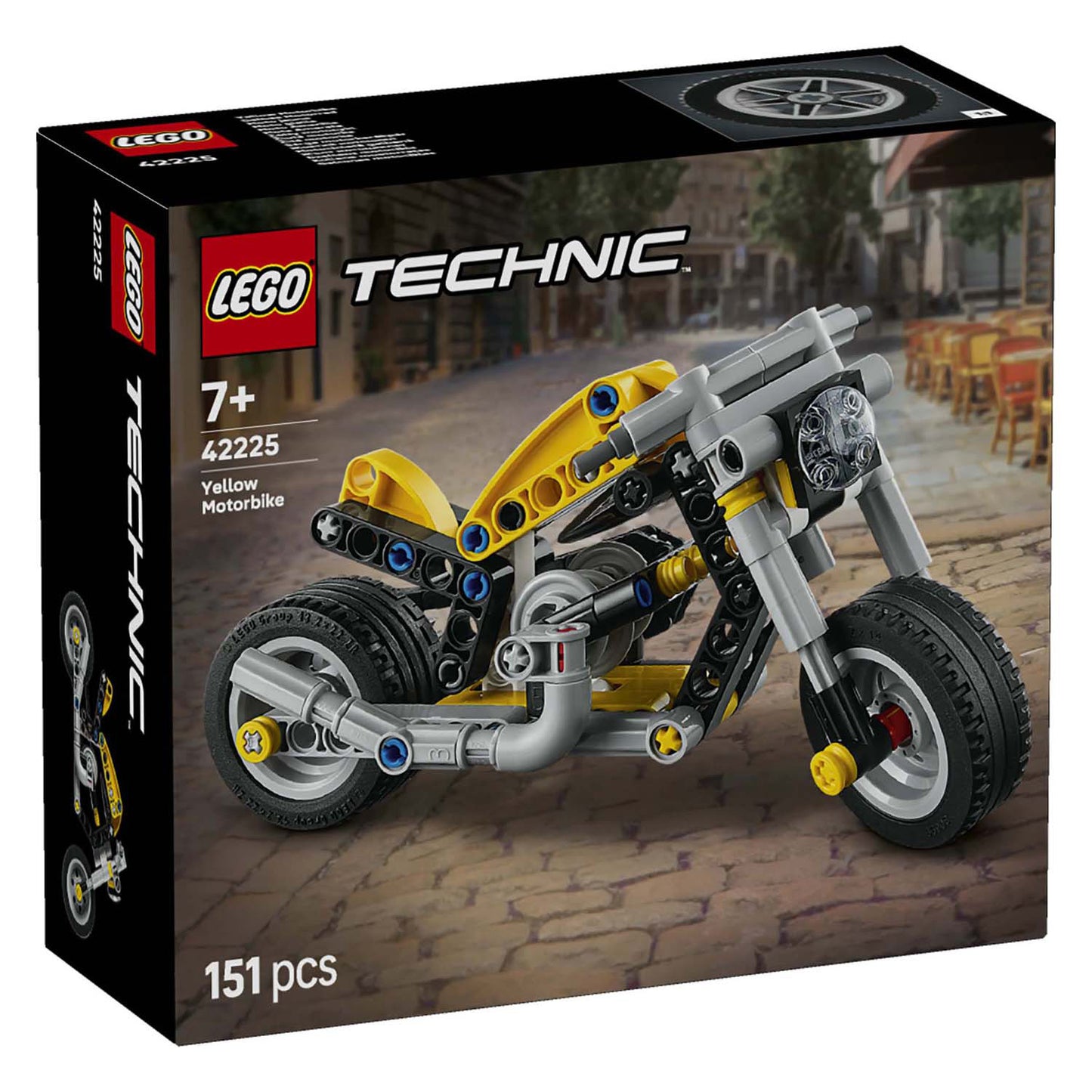 LEGO technic 42225 gele motor
