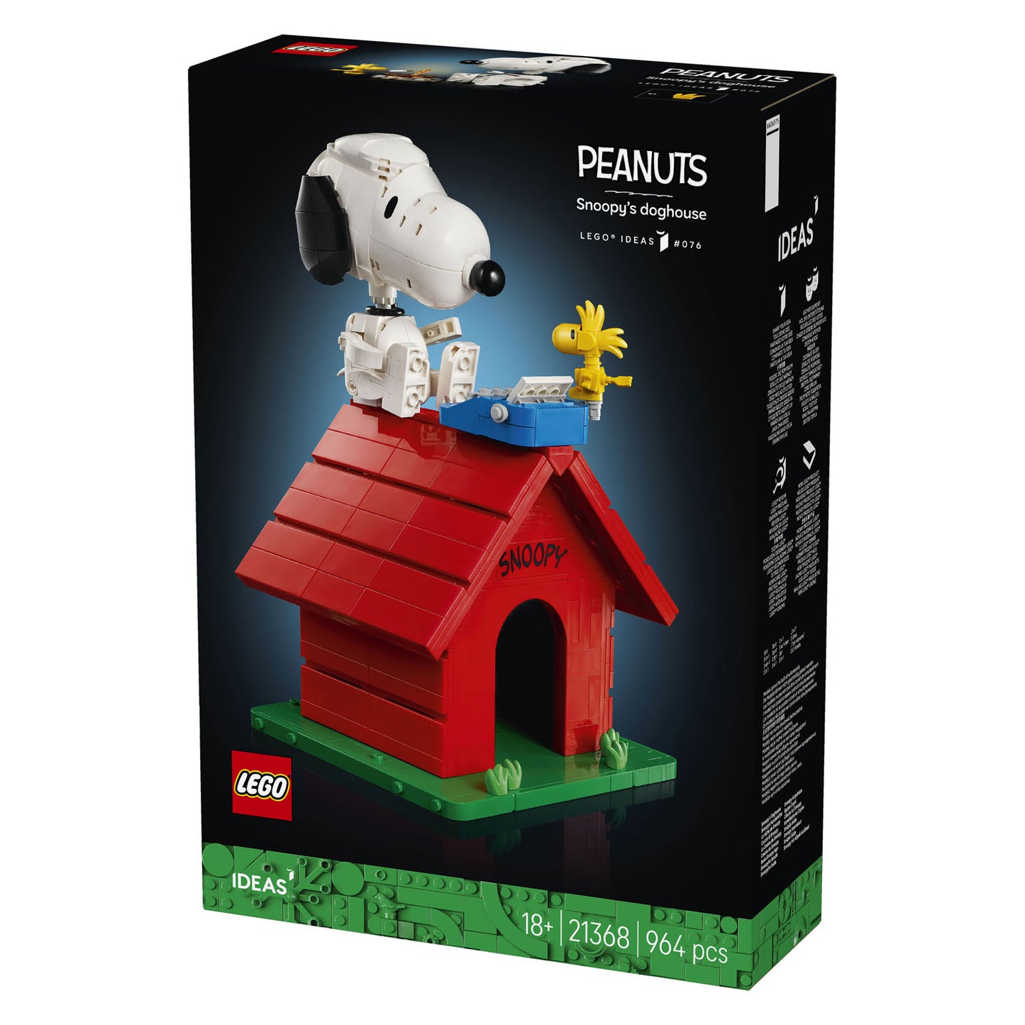 LEGO ideas 21368 peanuts: snoopy's hondenhok