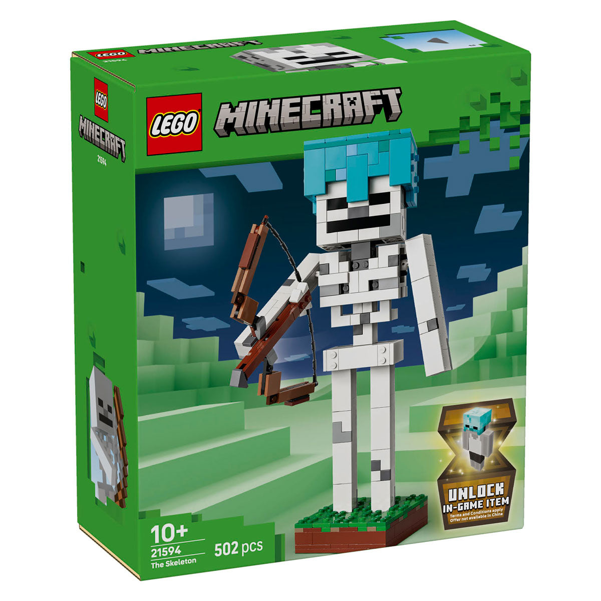 LEGO minecraft 21594 het skelet
