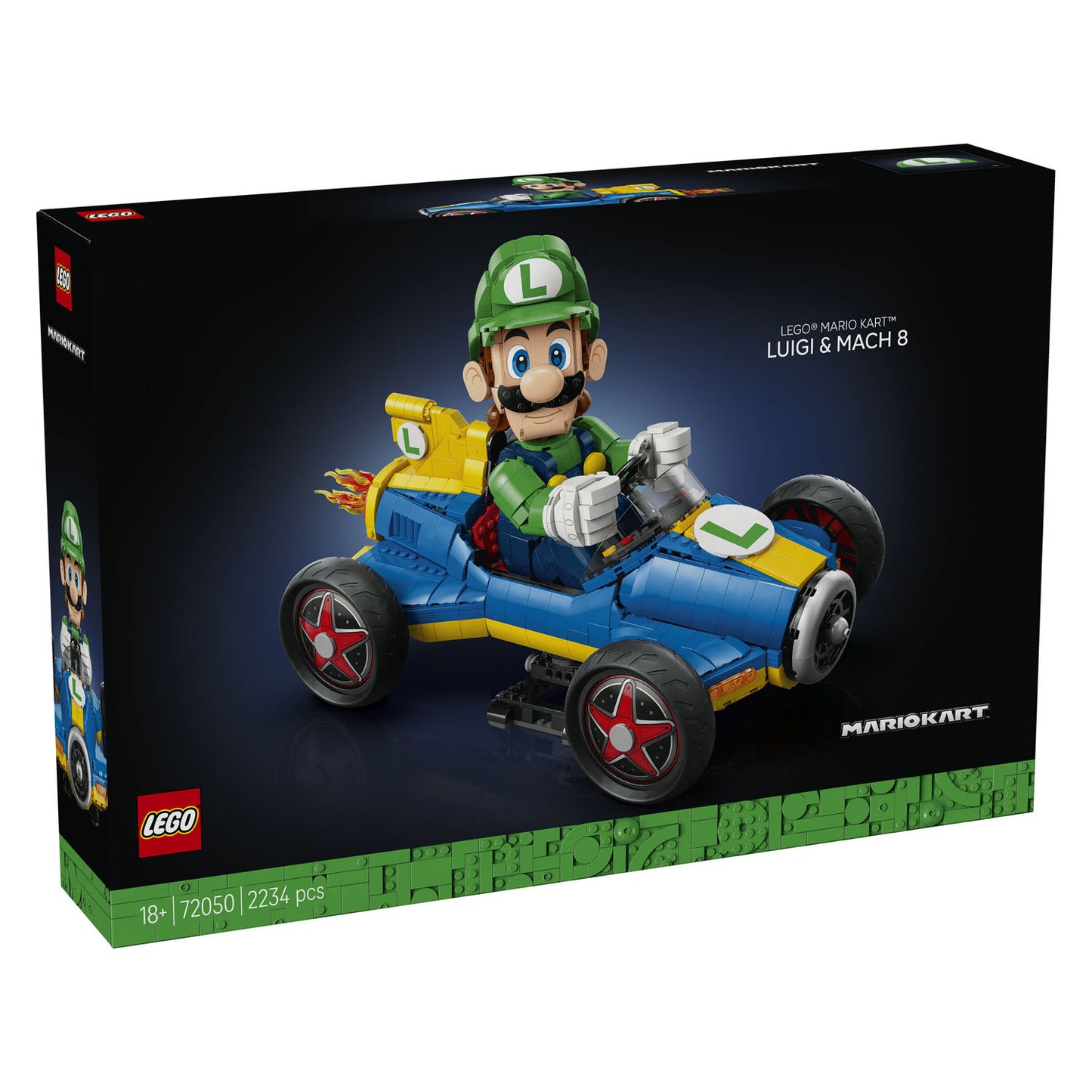 LEGO super mario 72050 luigi en mach 8