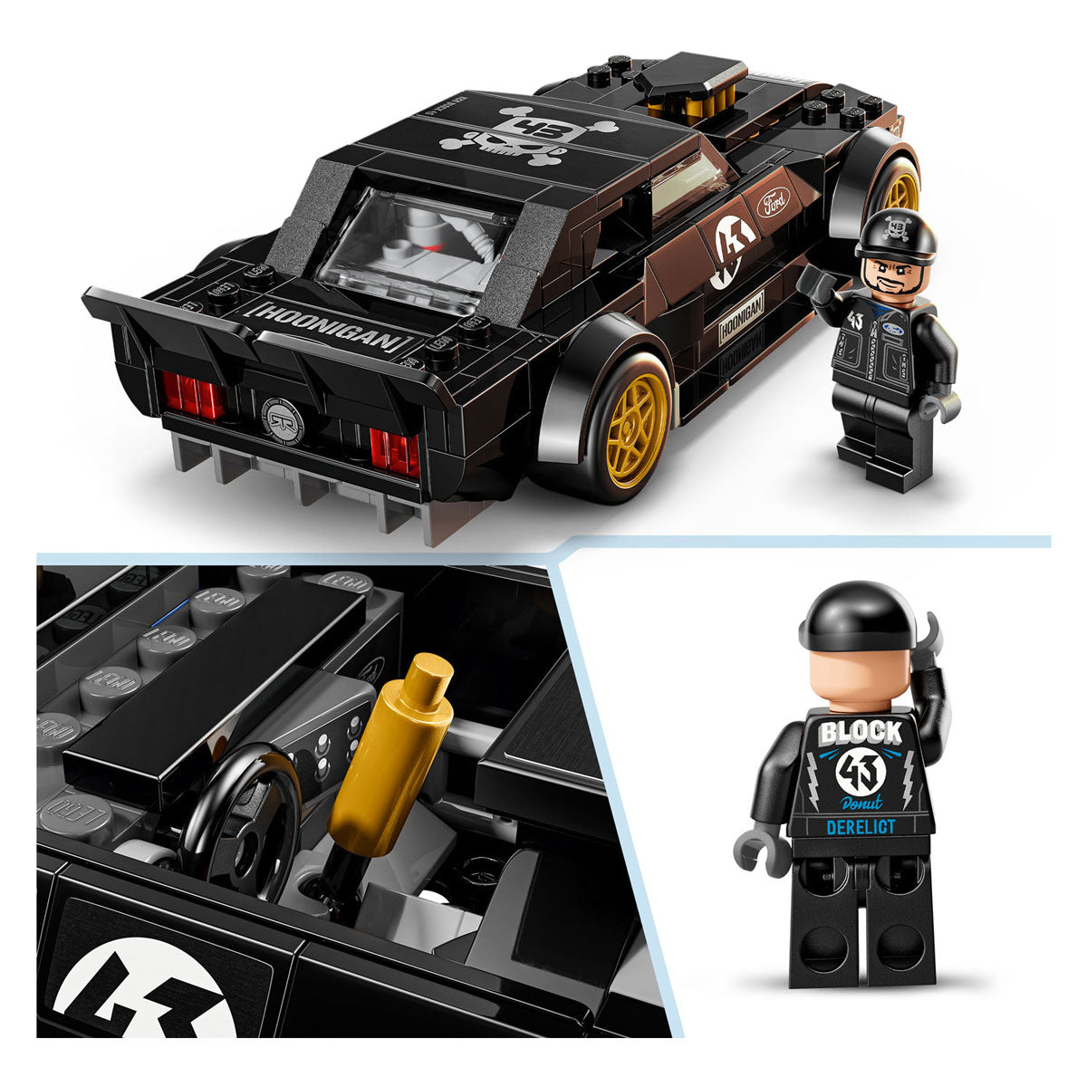 LEGO speed champions 77262 ken blocks 65 ford mustang hoonicorn v1