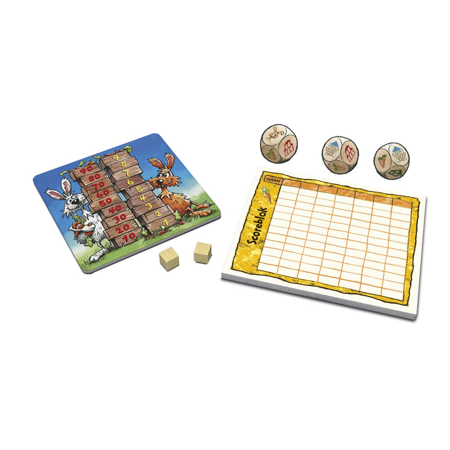 999Games 999 games konijnen hokken dobbelspel