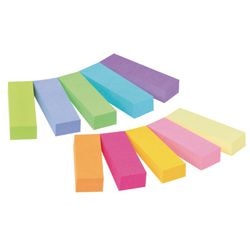 Indexen Post-it 670-10AB papier15x50mm zelfklevend assorti 500 stuks