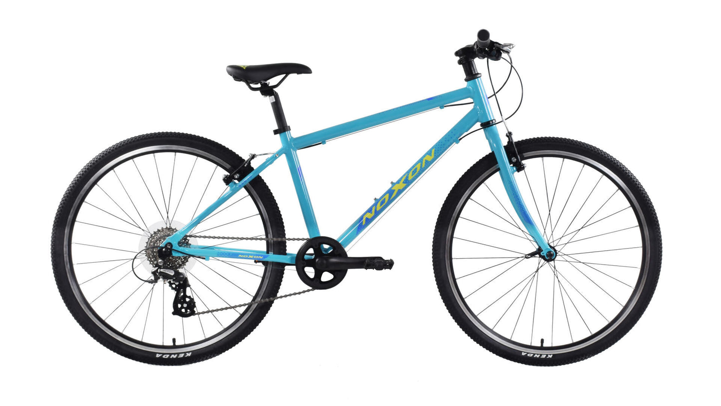 NOXON mtb jugendrad banjo (#1) bike banjo 26 33 diam. 8sp mint blue