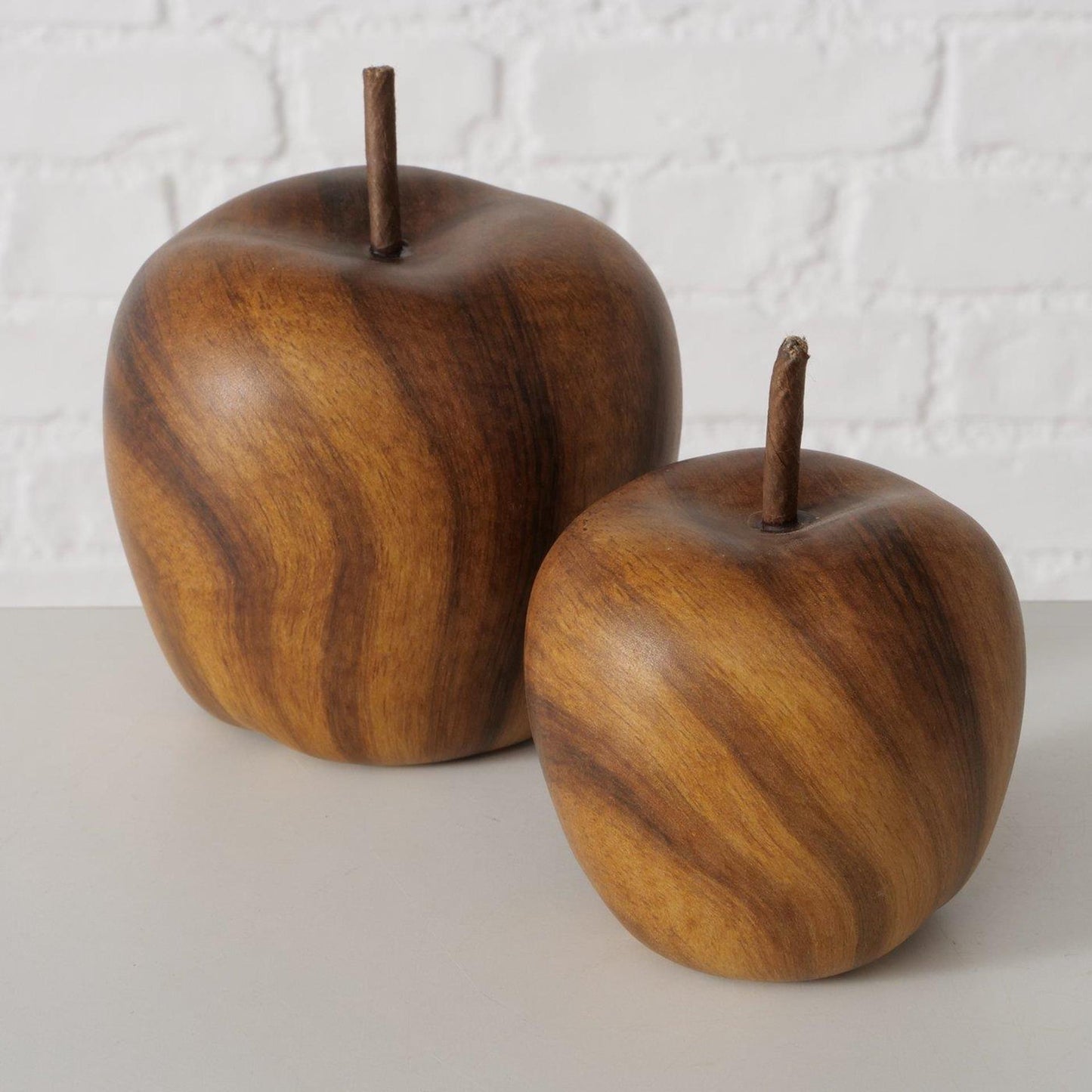 Boltze Home deco appel set van 2 stuks