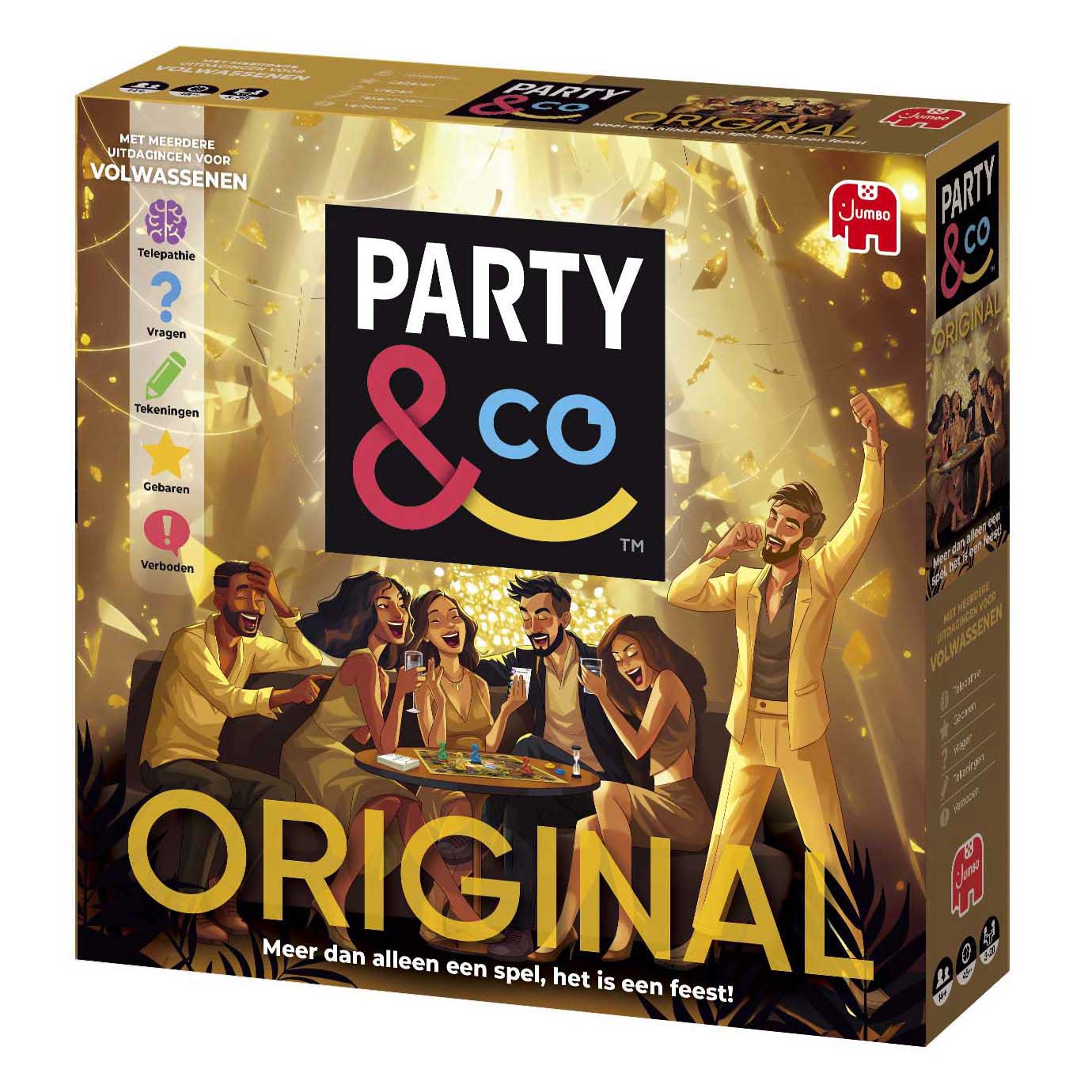 Jumbo Party co. - original - vanaf 14 jaar - bordspel - partygame - actiespel