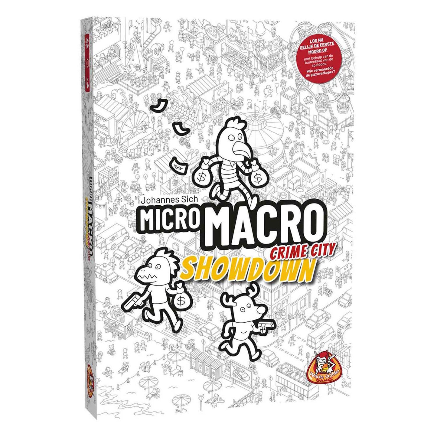 White Goblin Games Micromacro - crime city showdown - bordspel