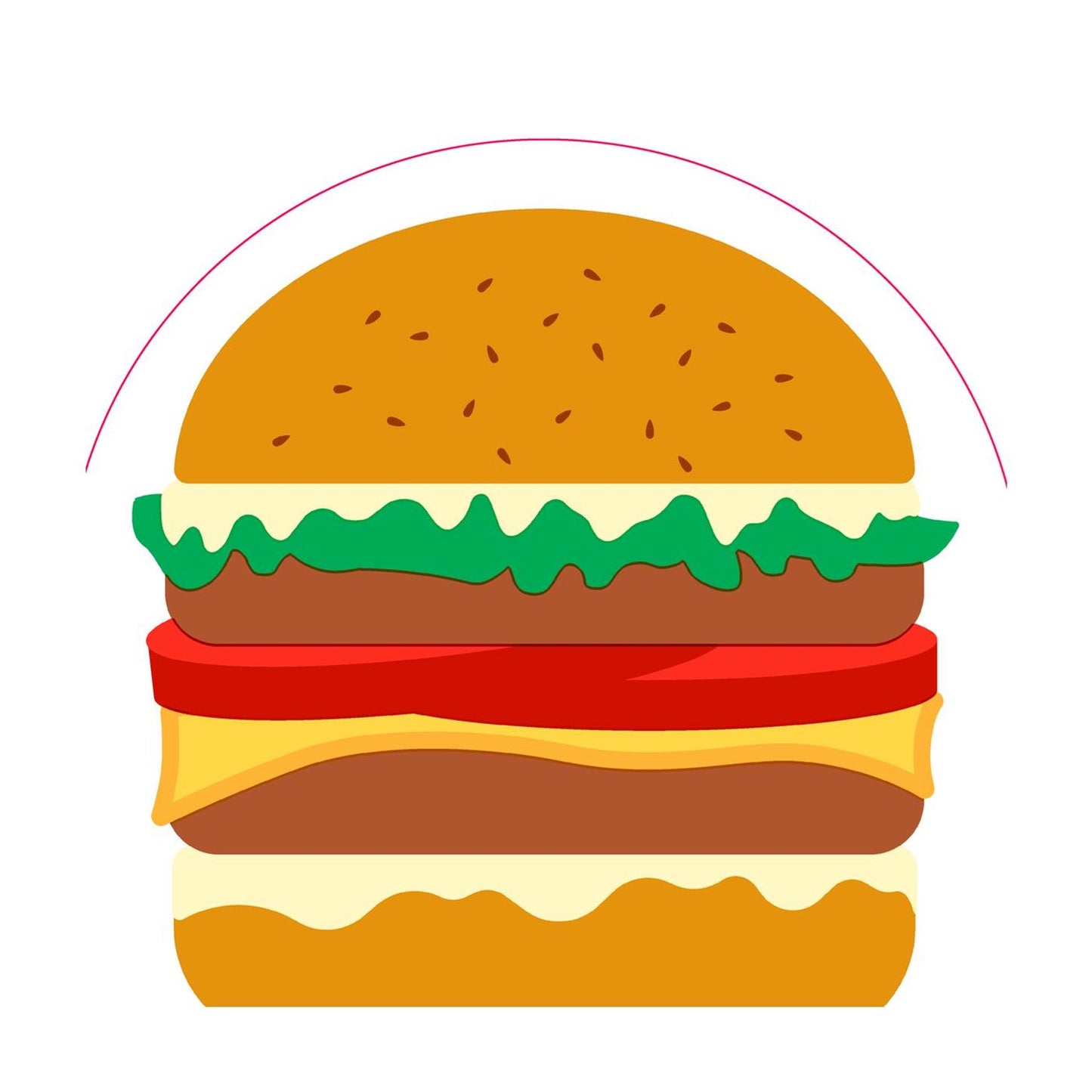 Duni servetten burger 33cm