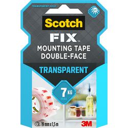 Dubbelzijdige tape Scotch 4004 Transparant