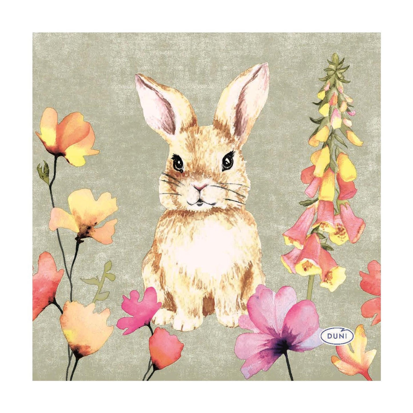 Duni servetten floral friends 24cm