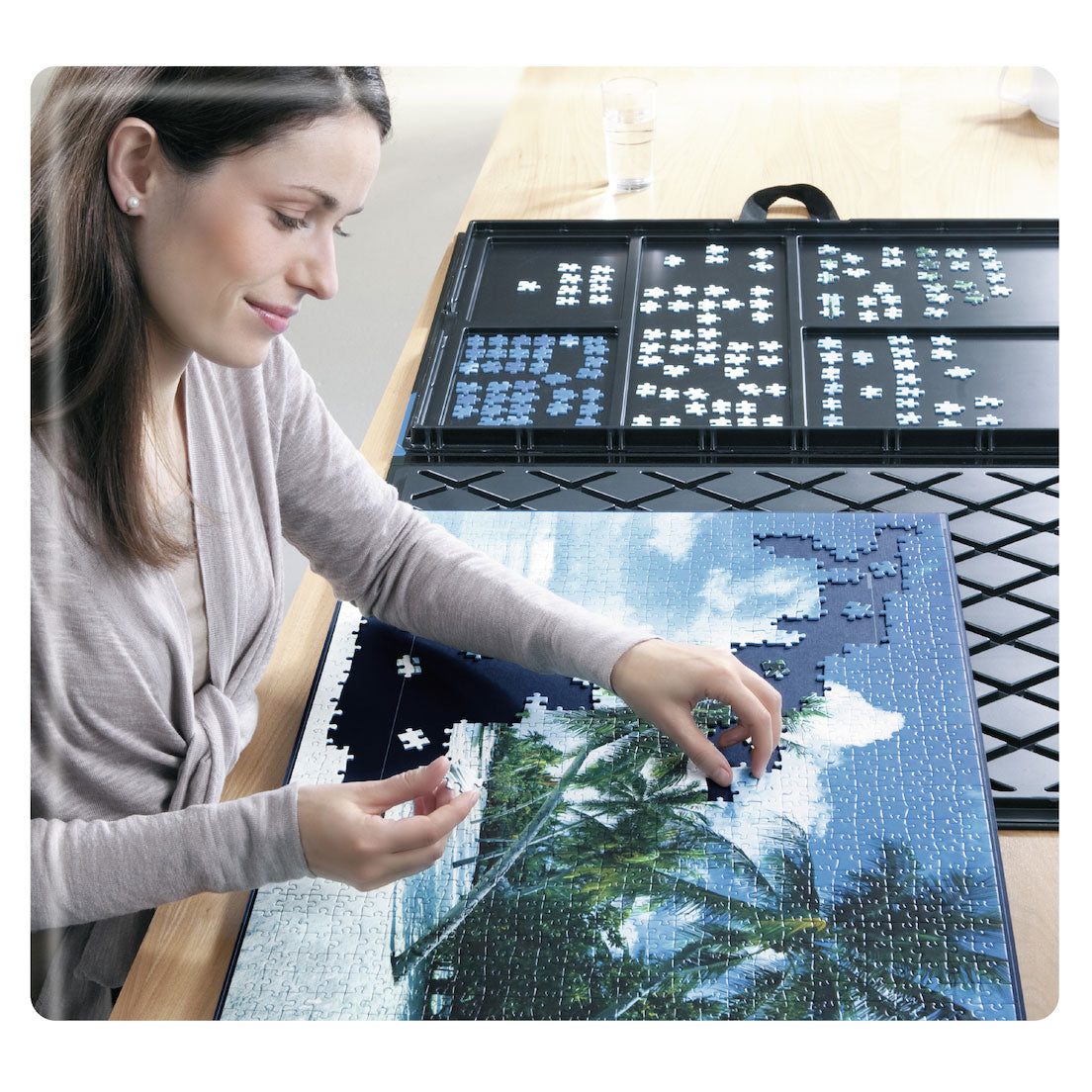 Ravensburger puzzel opbergmap, 300 - 1000st.