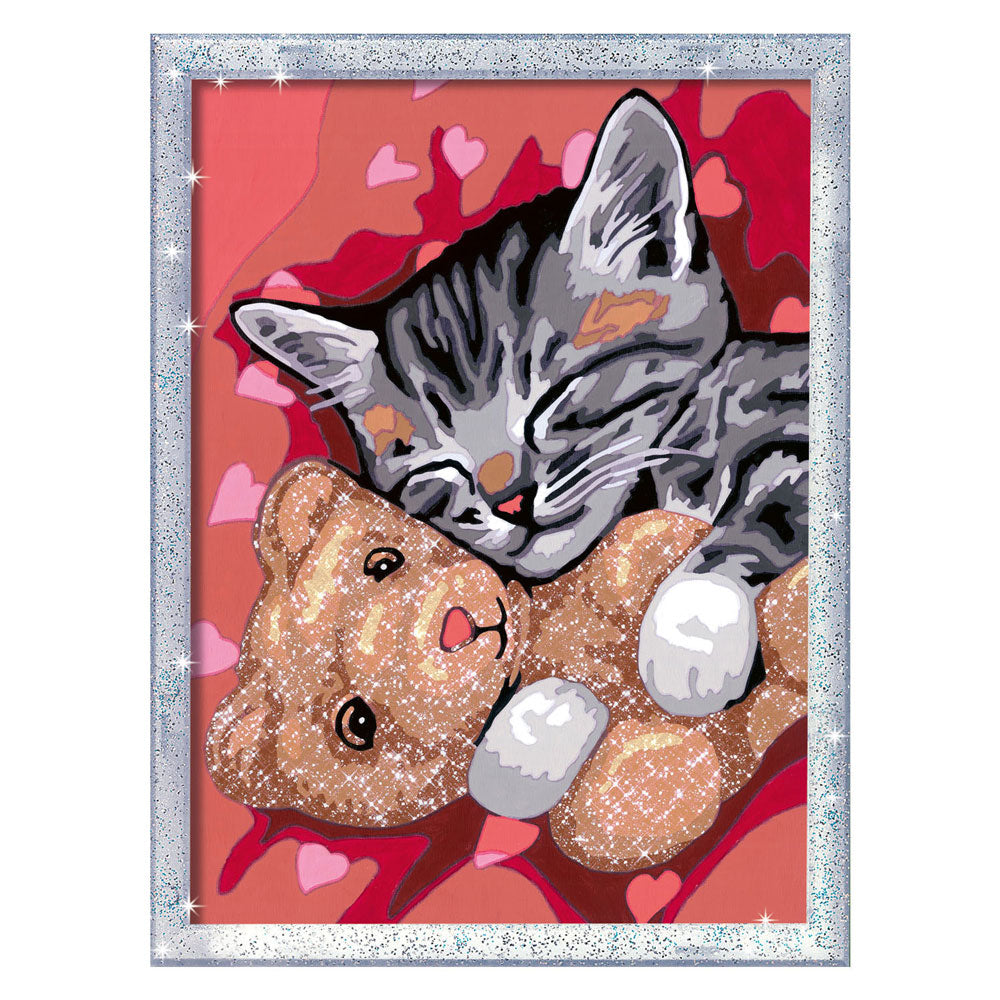 Ravensburger creart schilderen op nummer - vredige kitten