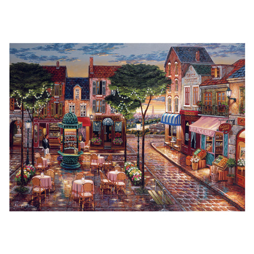 Ravensburger legpuzzel geschilderd parijs, 1000st.
