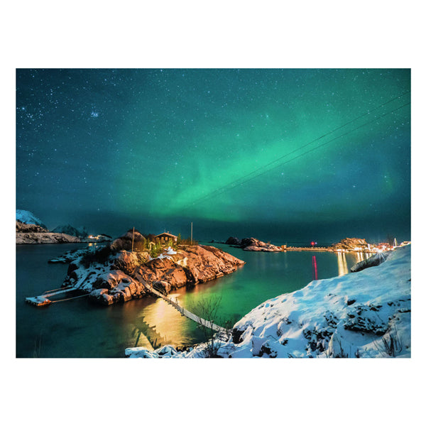 Ravensburger legpuzzel nordlichter ub.bergsfjord, 500st.