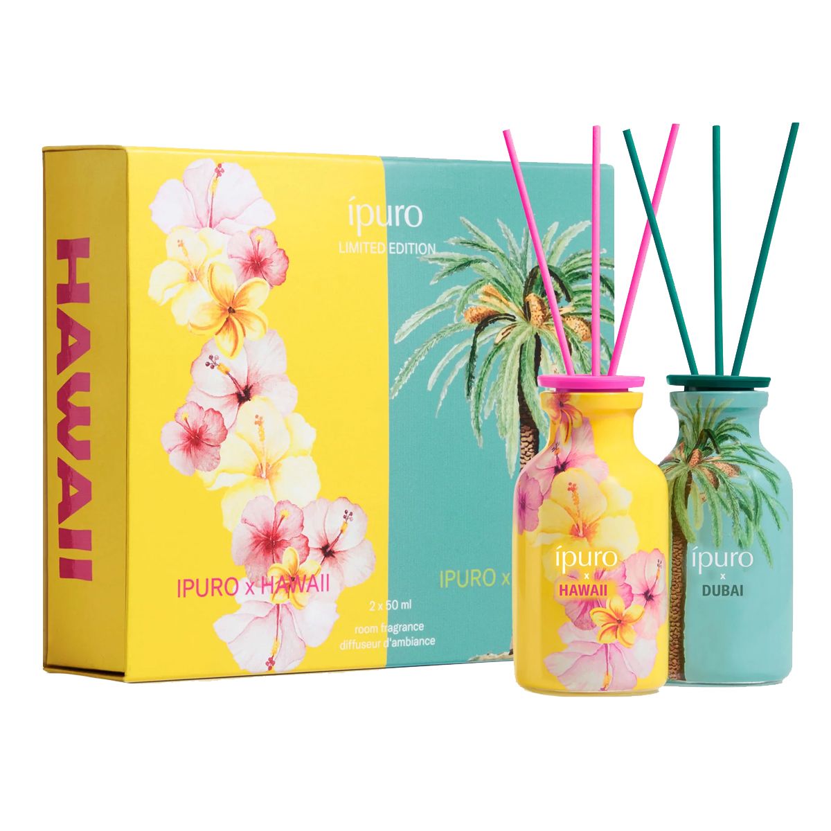IPuro geurdiffuserset hawaii dubai 2x50ml