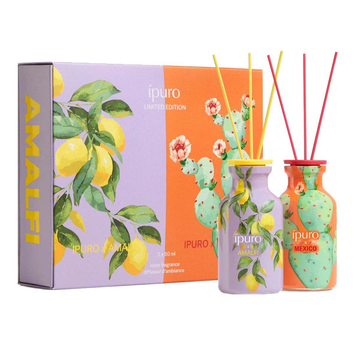 IPuro geurdiffuserset amalfi mexico 2x50ml
