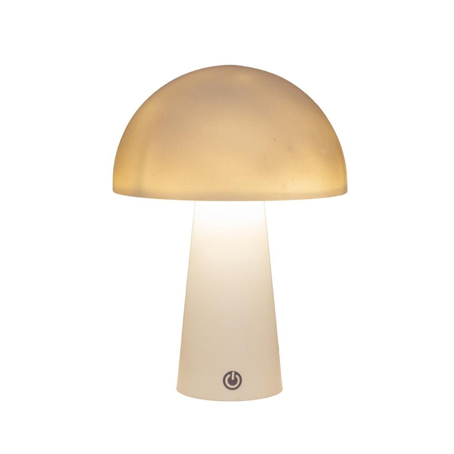 Anna's Collection Led tafellamp rond wit 15x15x21cm