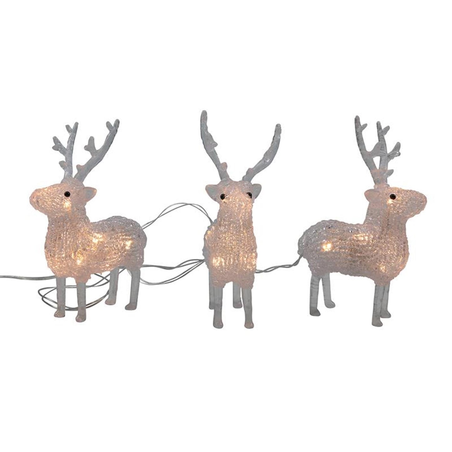 Svenska Living Rendieren acryl 17cm x3 warmled ip44