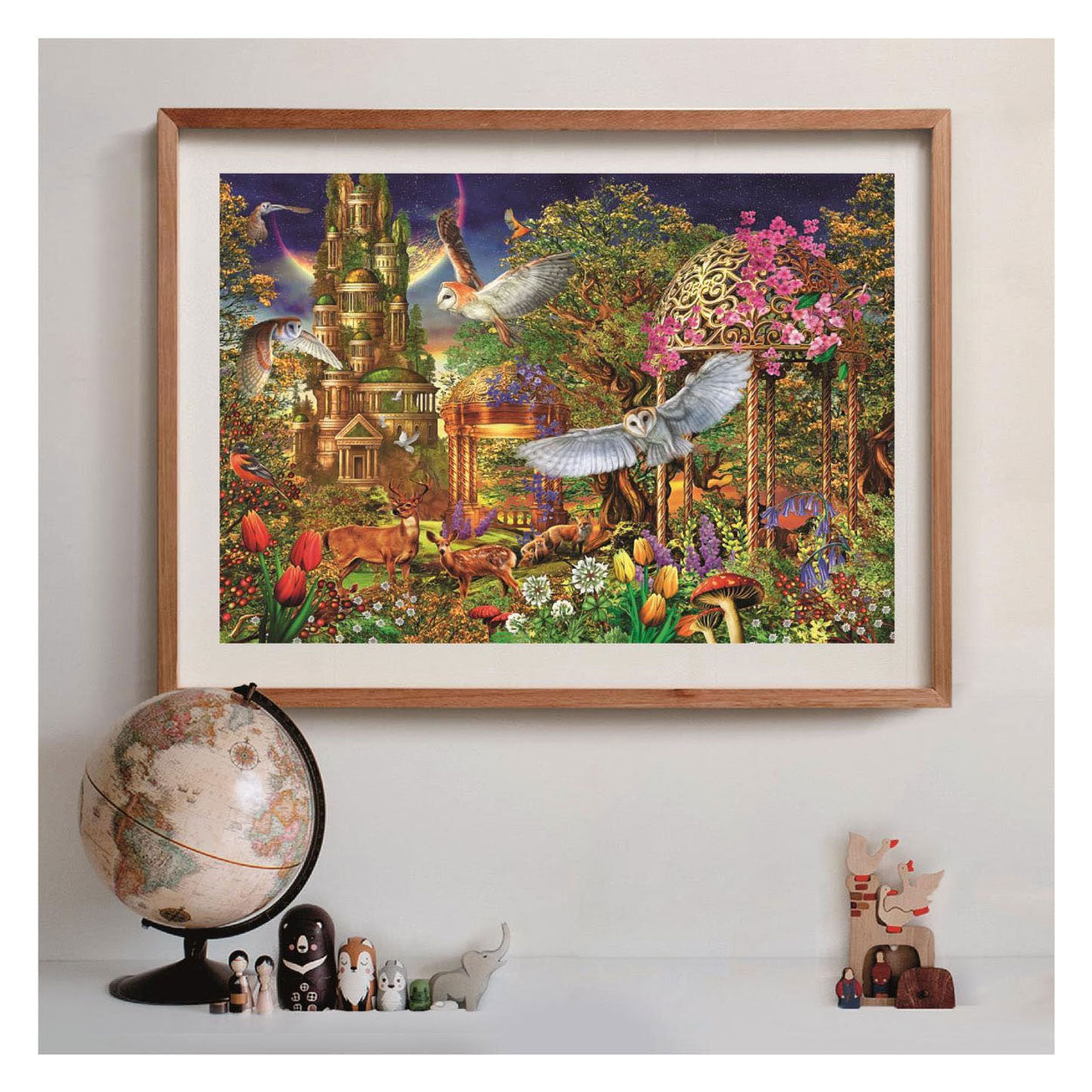 Clementoni legpuzzel woodland fantasy garden - 1500st.