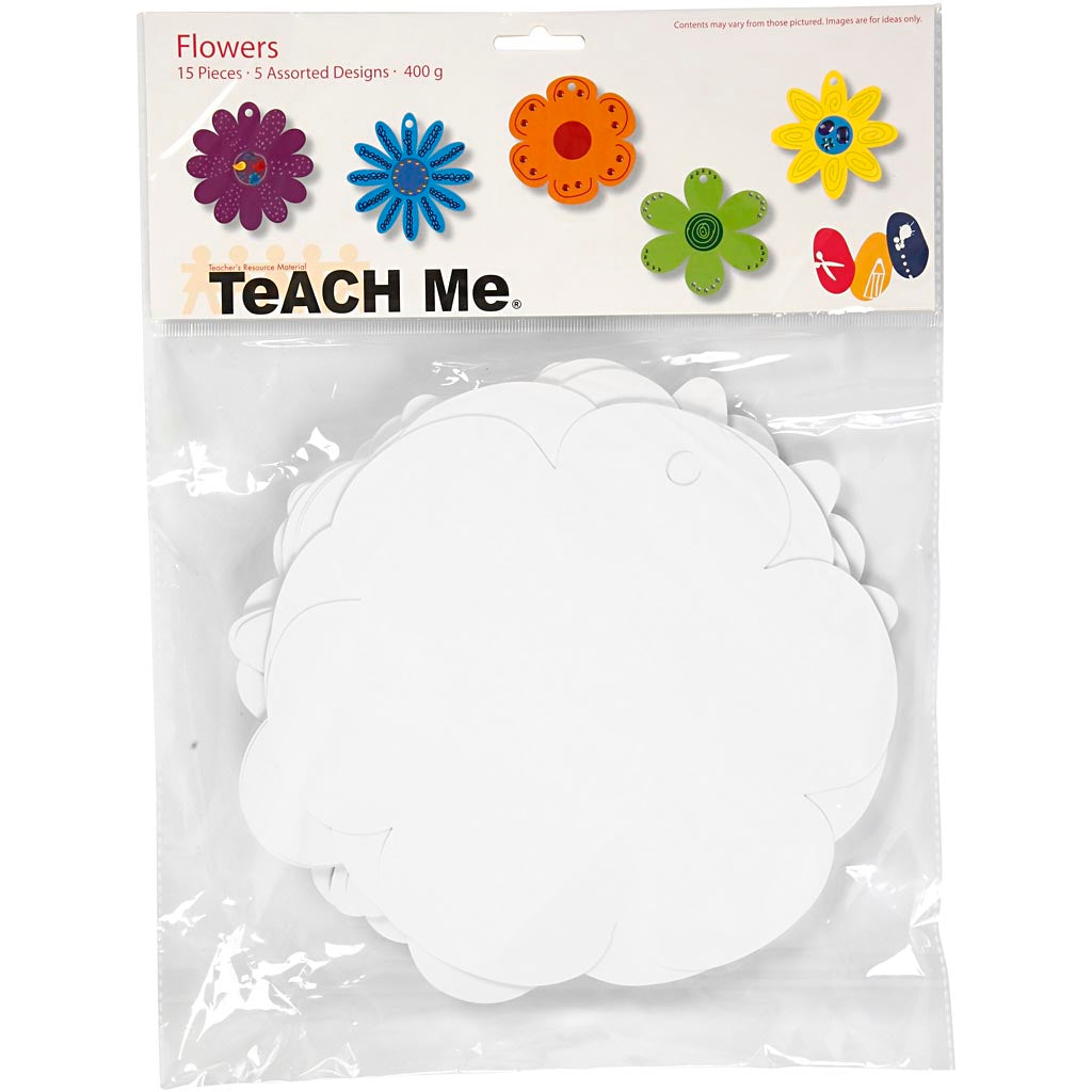 Creotime Https: www.cchobby.nl bloemen-d-20-cm-400-gr-wit-5x3-stuk-1-doos