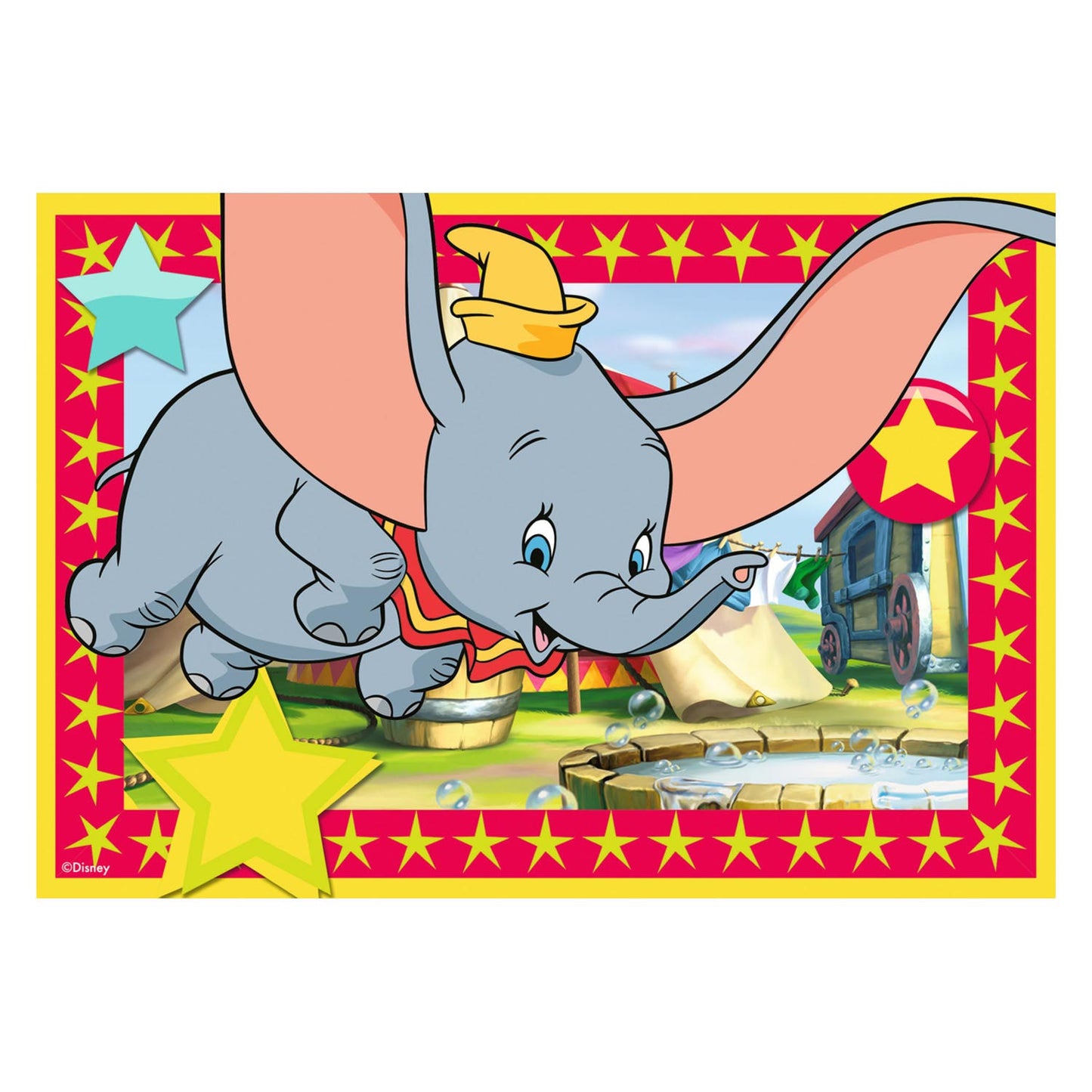 Ravensburger puzzel disney animal - twee puzzels - 12 stukjes - kinderpuzzel