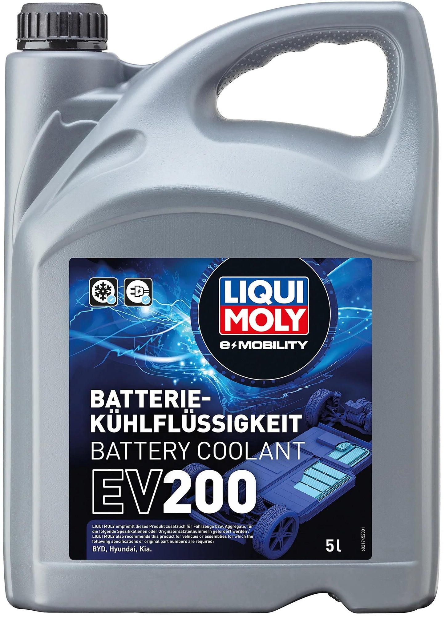 LIQUI MOLY kühlerschutz batteriekühlflüssigkeit ev 200 battery cooler ev200 5l