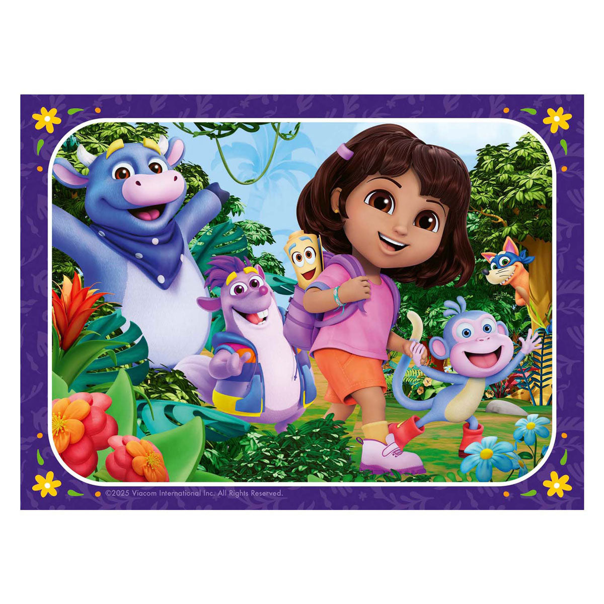 Ravensburger Legpuzzel dora the explorer kom bij het avontuur! - 4 puzzels