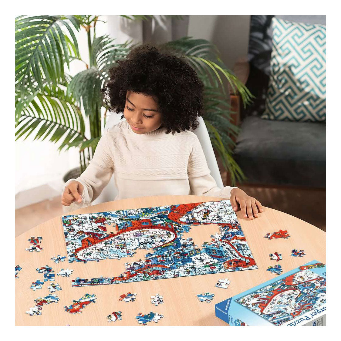 Ravensburger puzzel winter sport stadium