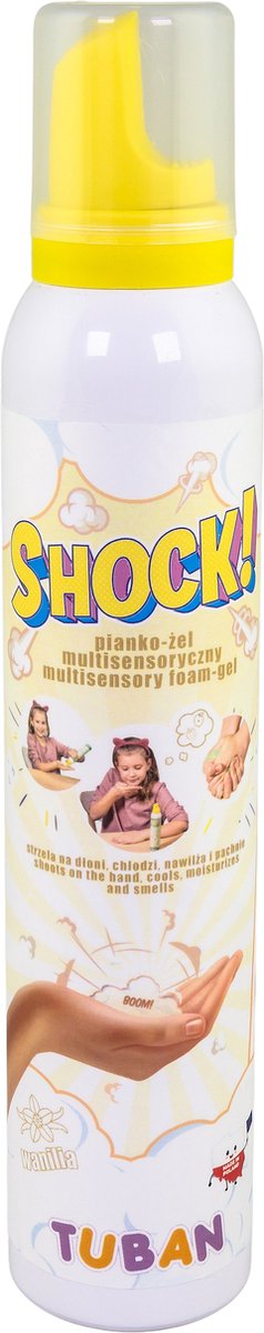 Tuban Shock! multisensory foam-gel 200 ml vanilla