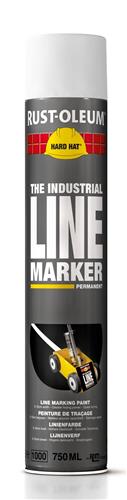Rust-Oleum Spuitbus wit belijnen 750ml (karretje)