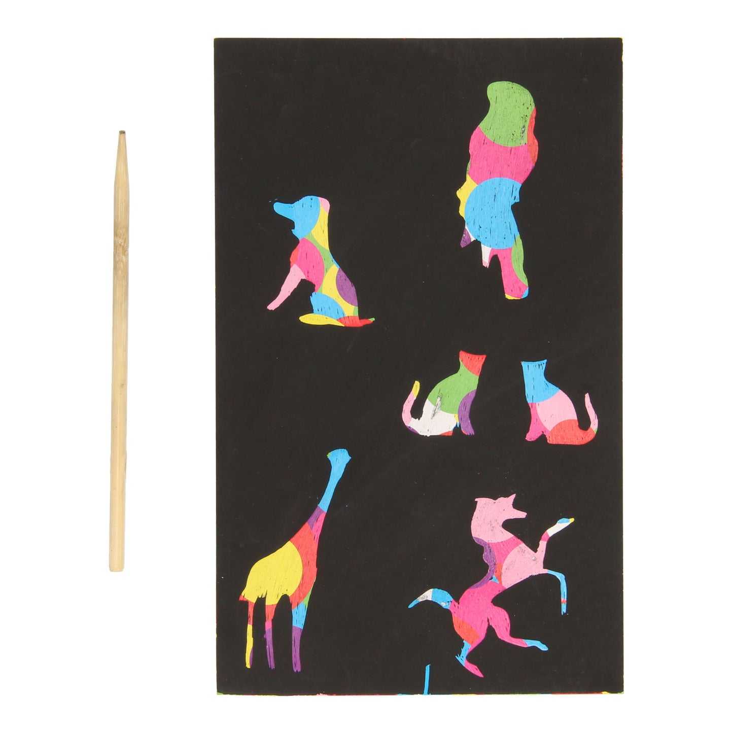 Toi-Toys Scratch set regenboog figuren