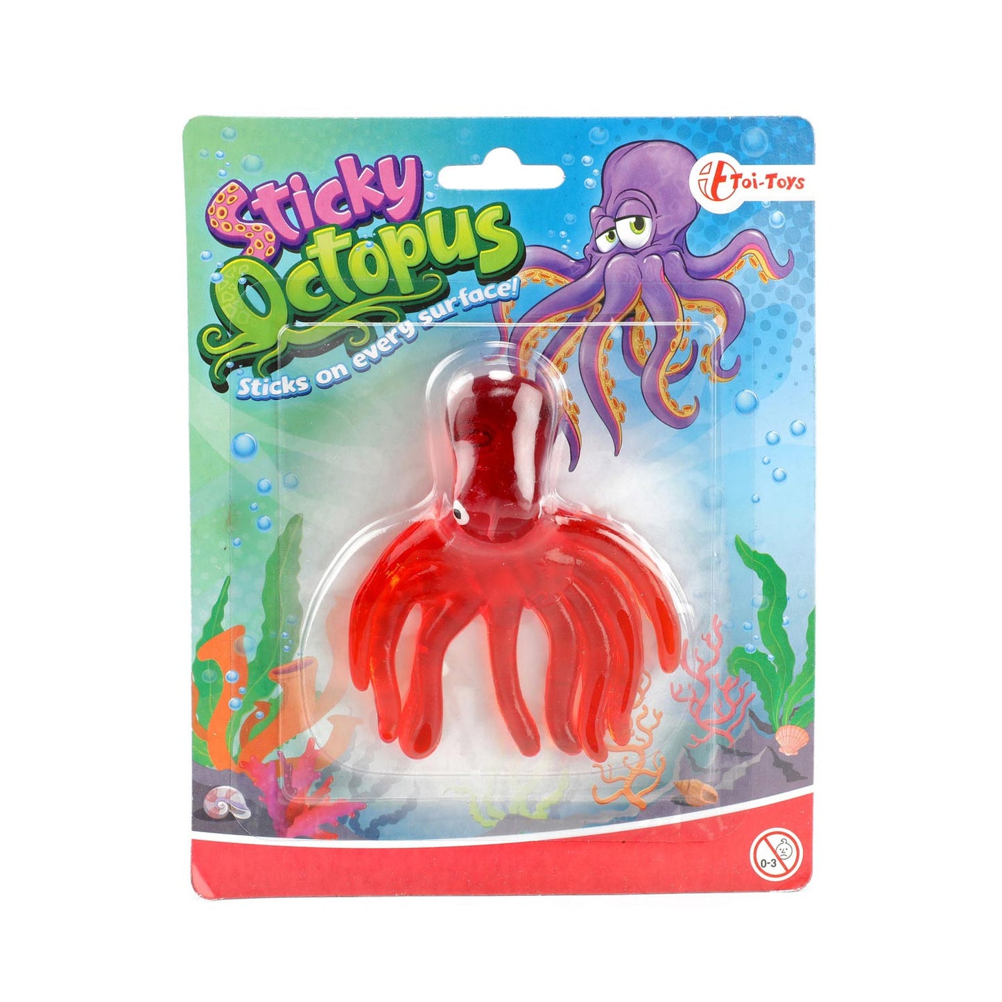Toi-Toys Raamkruiper sticky octopus