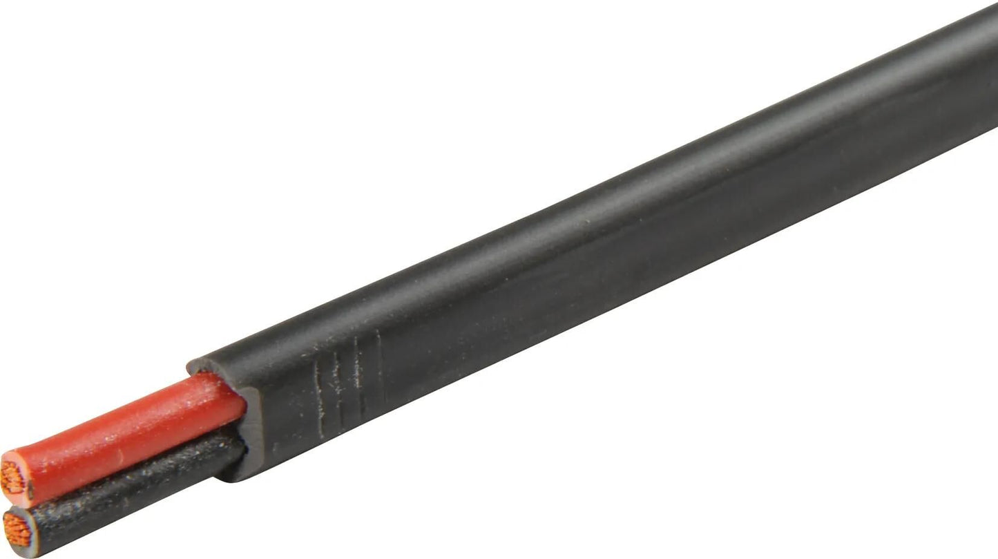 HERTH+BUSS fahrzeugleitung plastic cable 2x1.5 black flyy