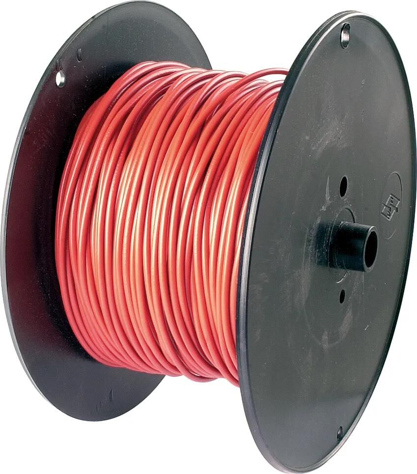 HERTH+BUSS fahrzeugleitung cables fly 0,75qmm red coil 100 m