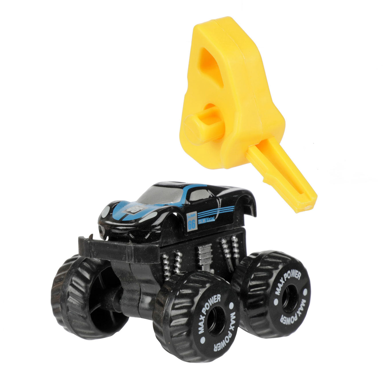 Toi-Toys Turbo racers monster truck met afschieter in ei