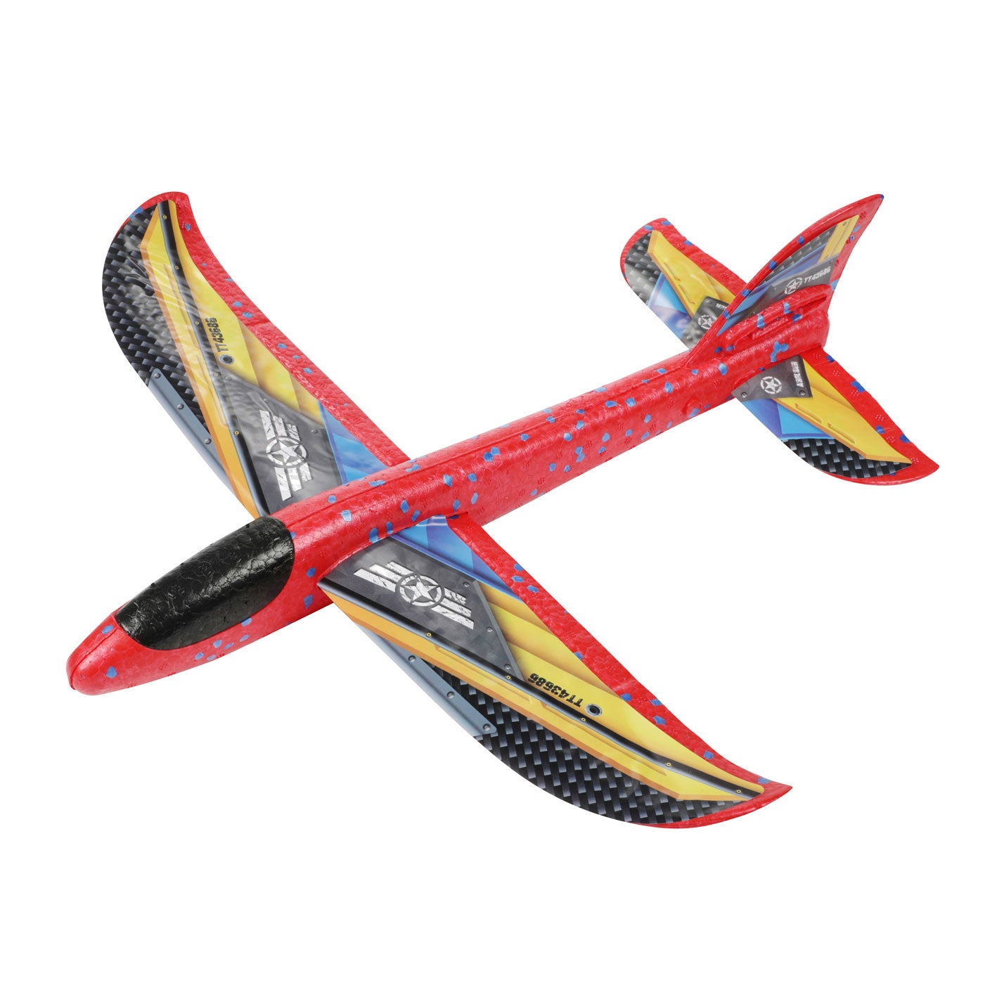 Toi-Toys Toi toys foam vliegtuig 36cm + stickers