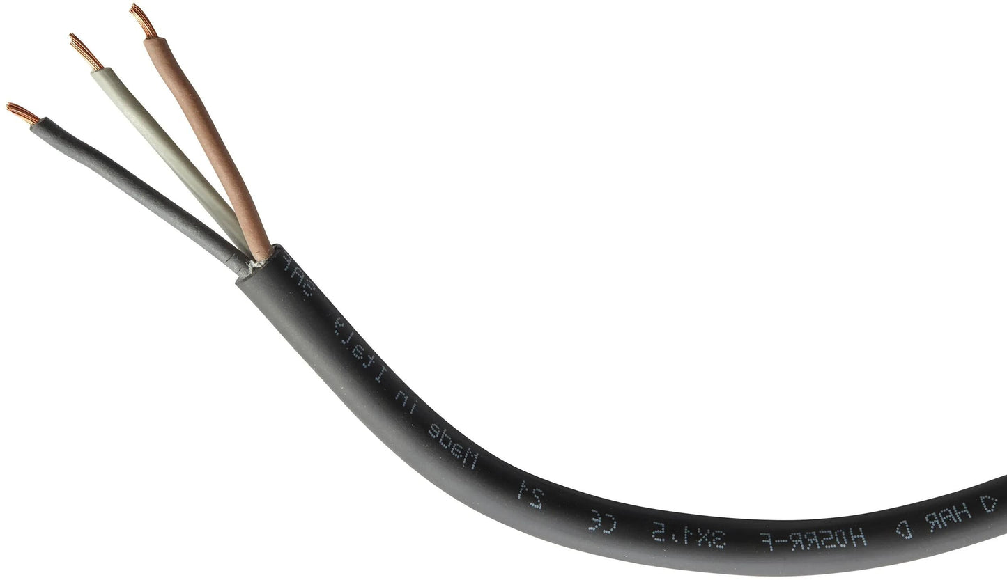 HELLA gummikabel gu. cable 3 x 1.5 black