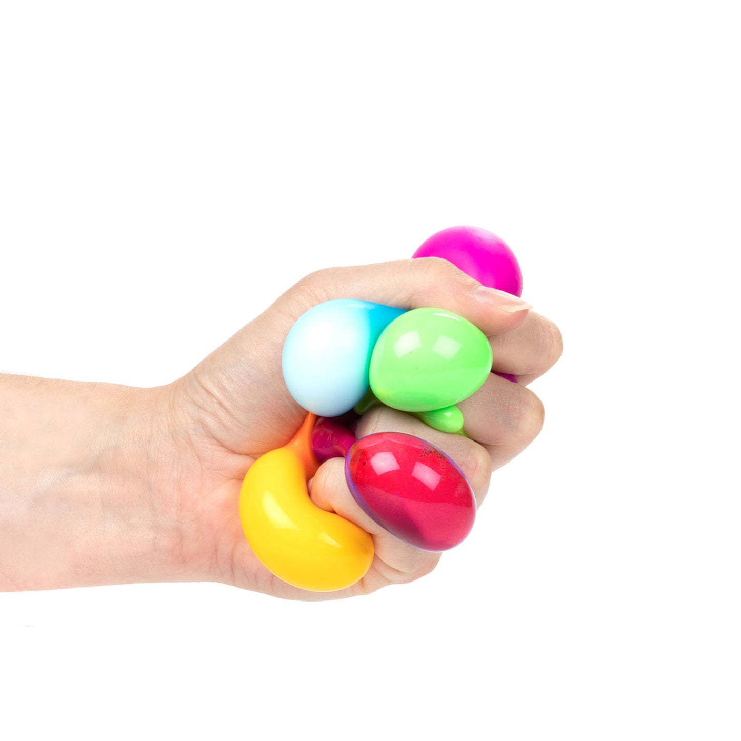 Toi-Toys Fun mini knijpballen stickeezz in koker, 5st.