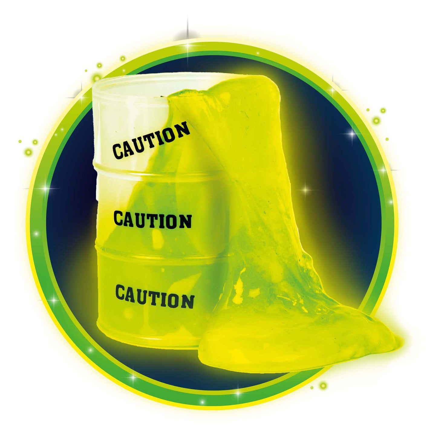 Toi-Toys Glown n fun glow in the dark slijm in olievat