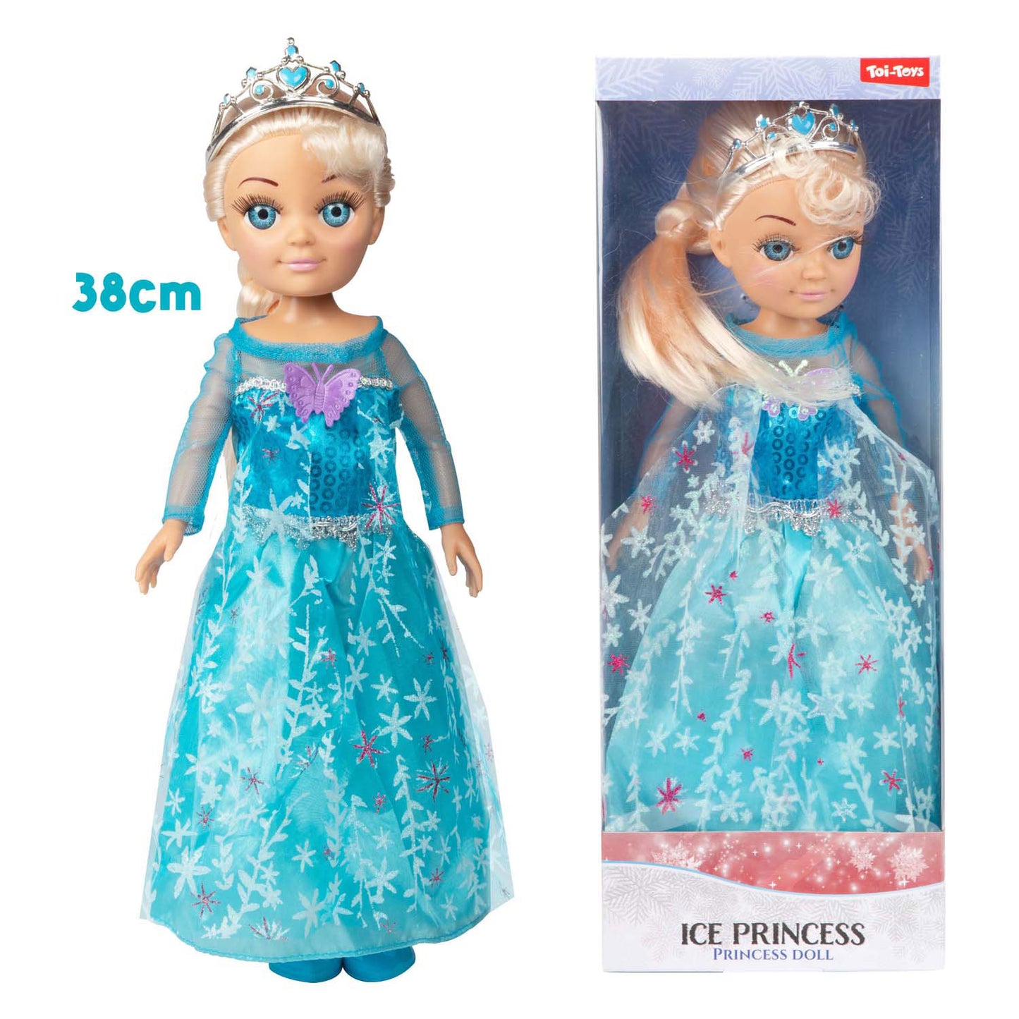 Toi-Toys Ice princess pop ijsprinses, 38cm