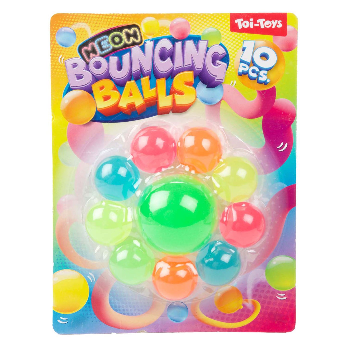 Toi-Toys Fun stuiterballen, 10st.