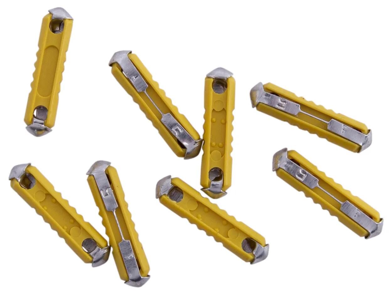 Dresselhaus torpedosicherung torpedo fuse, 5a 6x25 mm yellow