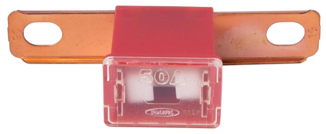 Dresselhaus pal-sicherung bent (c) pal fuse 50a bent c m. screw connection red