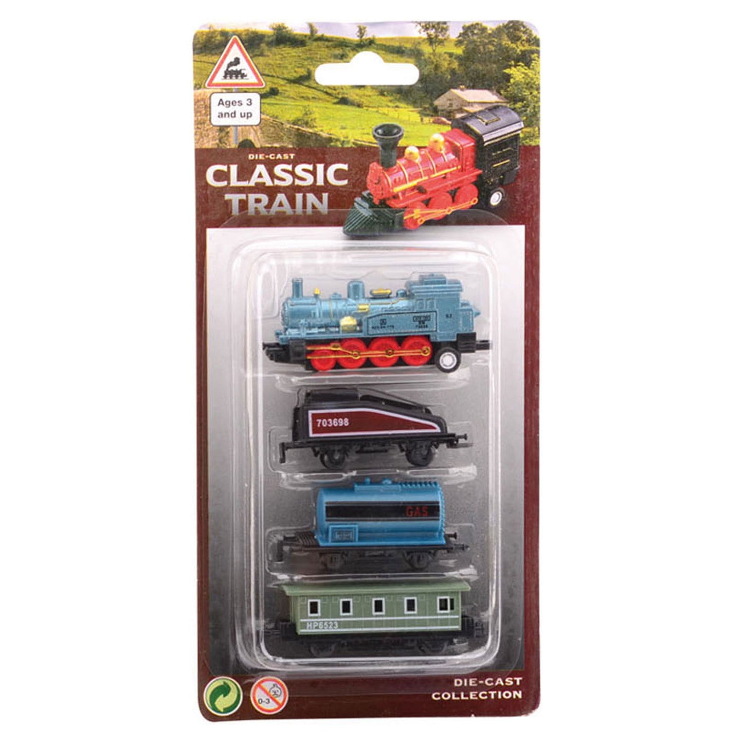 Johntoy Die-cast pullback locomotief