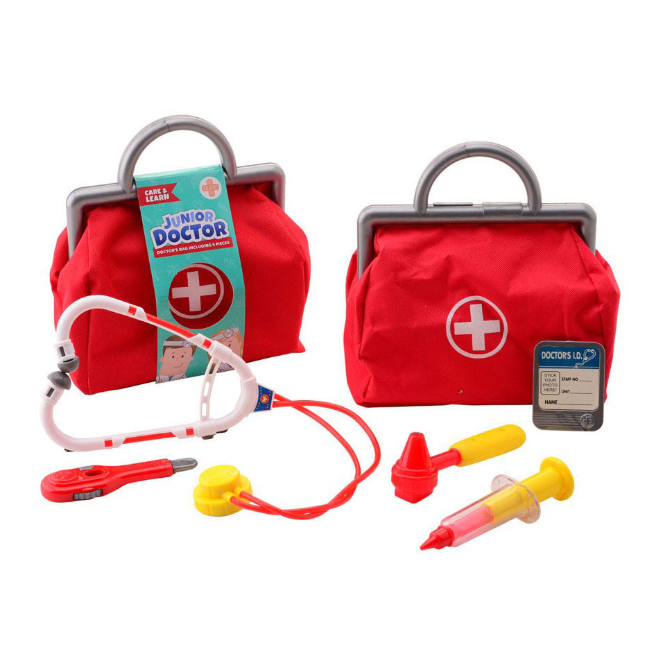 Johntoy Dokterstas met accessoires, 6dlg.