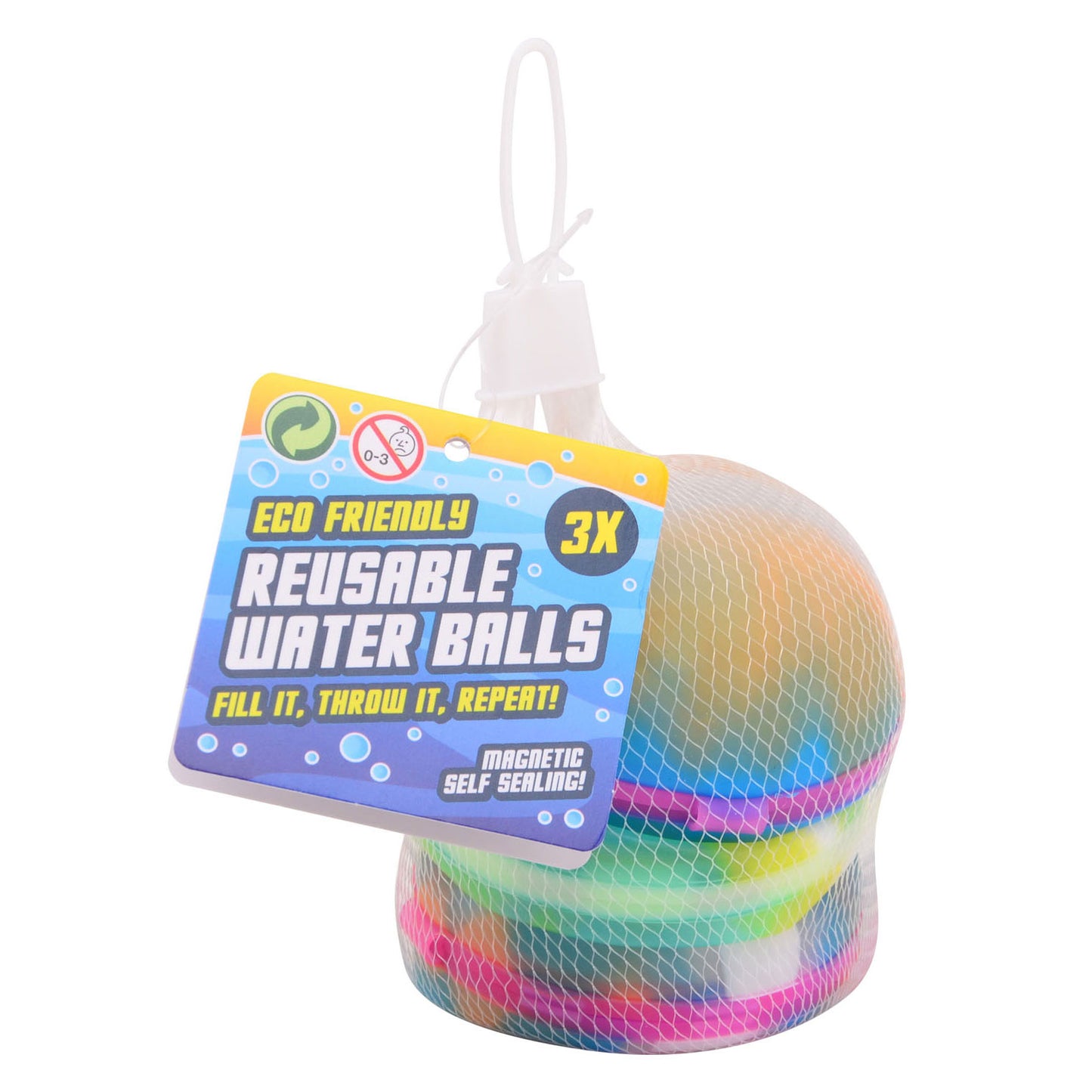 Johntoy Aquafun herbruikbare magnetische waterballen, 3st.