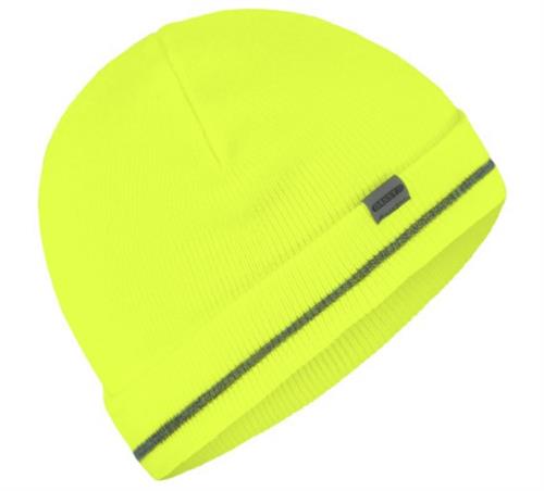 DASSY gebreide muts xipe fluogeel